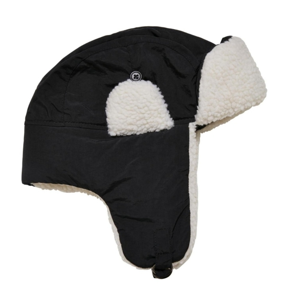 Stetson Men's Black Sherpa Trapper Adjustable buckle closure Hat One Size